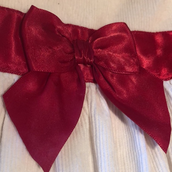 Hanna Andersson Cream and Red Corduroy Dress - Picture 5 of 7